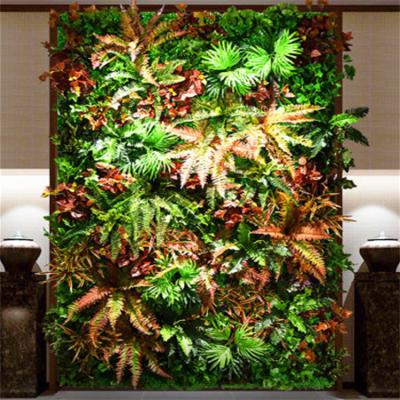 China Eco-friendly Materials UV Protected Artificial Materials Foliage Wall Garden Green Leaf Fence Hedge for sale