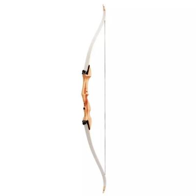 China Wooden Riser Shooting Manipulations Recurve Bow For Shooting Training for sale