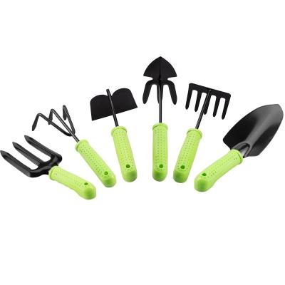 China Plastic Garden Handle Gardening Tool PP Handle A3 Carbon Steel Garden Tool for sale