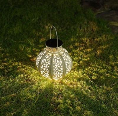 China Garden Square Park Hanging Lights Solar Outdoor Solar Lights Retro Garden Decoration for sale