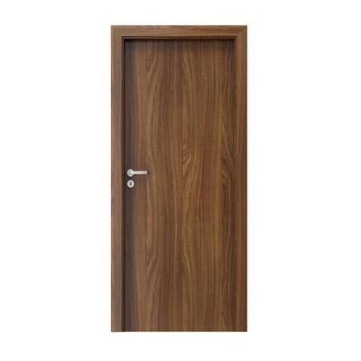 China Modern Wood Veneer Solid Core Flush Door For Hotel With Laminated Wood Frame Flush Door for sale