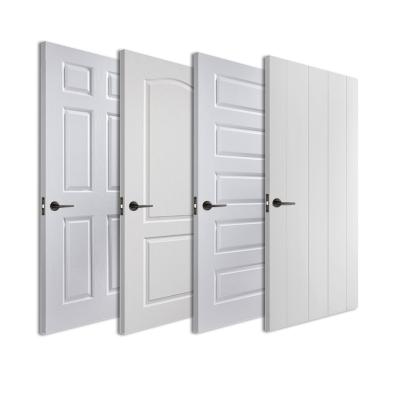 China Traditional Cheap Price Internal White Primed Door HDF Molded Doors Shin With Hardware for sale