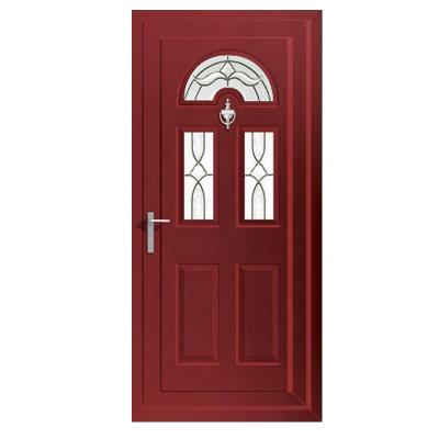 China Modern USA Style UPVC Sliding Doors Platic MDF Interior MDF Apartment Bedroom Door With Door Lock for sale