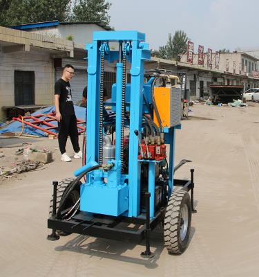 China Small Hydraulic Rotary Drilling Rig 100 Meter Mini Water Well Drilling Rig Small Well Drilling Rig for sale