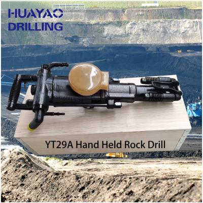 China Rock drilling machine with compressor air leg for horizontal drilling YT27 YT28 YT29A YT29A mining for sale