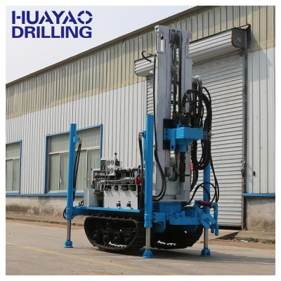 China Machine repairs workshop HZ-160L professional hydraulic rigs for sale 360m depth 180m dth water well drilling rig with high quality for sale