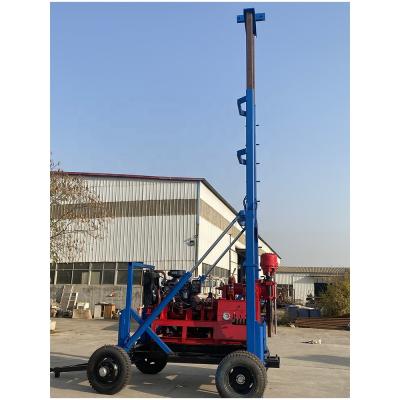 China Home Use Vertical Drilling Rig Mud Drilling Machine 200m-600m Hole Mining Water Well XY-2B for sale