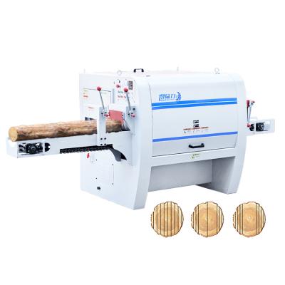 China DEALE Horizontal Multi Circular Log Cutting Mill Sawmill Timber Sawing Wood Working Machine for sale