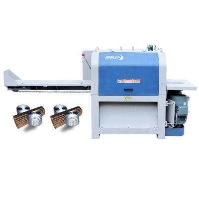 China DEALE horizontal wood ripping cutting circular sliding woodworking multiple edger timber table sawmill mini multi blade mill saw machines for sale