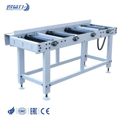 China DEALE Roller Conveyor Woodworking Assembly Line Aserradero Conveyor Matching Roller Rack Transport Conveyor Woodworking Machinery for sale