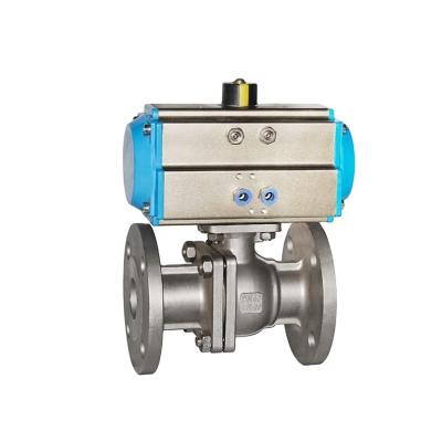 China General Cast Steel Pneumatic Ball Valve for sale