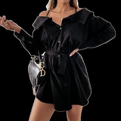 China 2022 New Shirt Women's Summer Anti-Static List Casual Strapless Casual Dress for sale