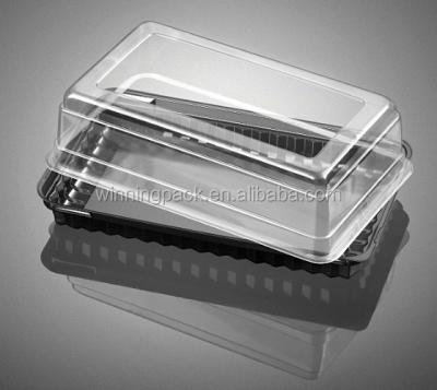 China Large Disposable Plastic Disposable Tray for Cake Wrapping for sale