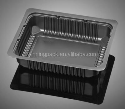 China PP Disposable Plastic Heat Seal Tray Disposable Hot Food Tray for sale