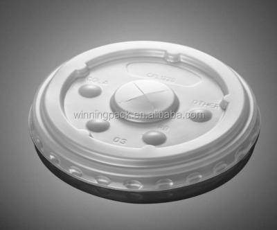 China Disposable Plastic Lids 91mm Diameter Plastic Packaging Cup Lid Top Cover for sale