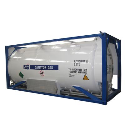 China 1.4315/ LNG SA516 Cryogenic Oxygen Nitrogen Argon Container ISO Tank for sale