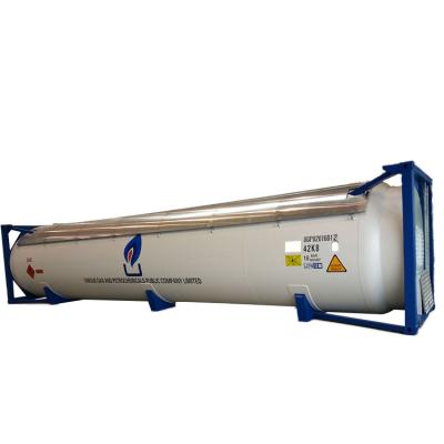 China Prompt SA612 Portable Cryogenic Delivery Compressed Air Tank T50 Intermodal Container for sale