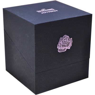 China Handmade Exquisite Embossed Craft Jewelry Cardboard Box Stain UV Embossed Paper Box for sale