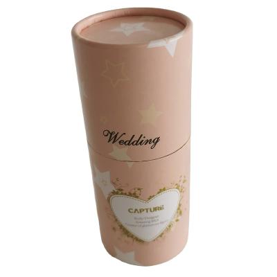 China Custom Exquisite Glossy Cardboard Aseptic Touch Lamination Craft Tube Paper Box Lamination Gift Box for sale