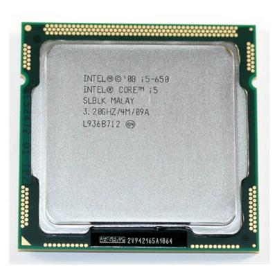 China Desktop For Used Intel CPU Clean Processor i5-650 4M Cache , 3.20 GHz Traction Intel CPU for sale