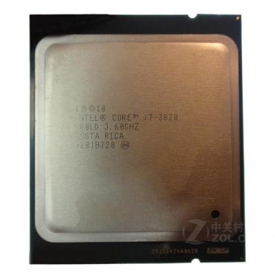 China Desktop FOR Intel CPU Core i7-3820 Processor (10m Cache, up to 3.80 GHz, LGA2011) LGA2011 for sale