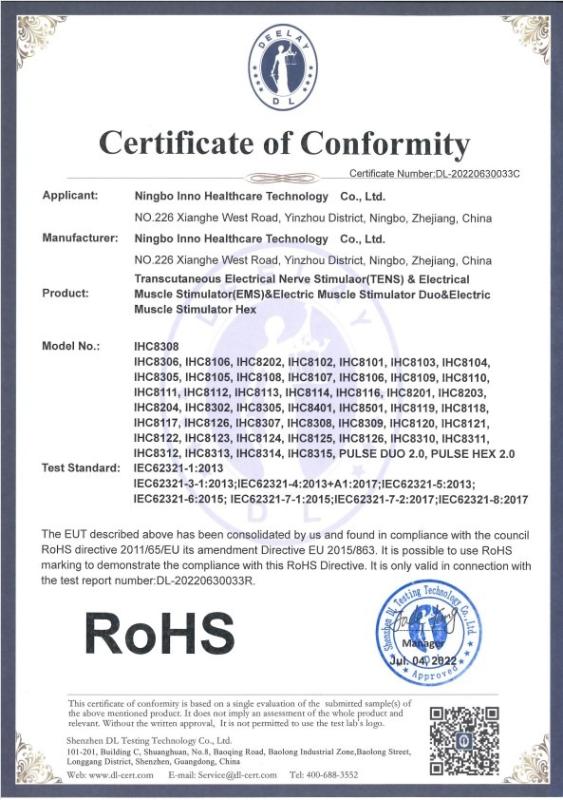 RoHS - Ningbo Inno Healthcare Technology Co., Ltd.