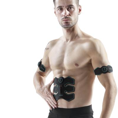 China Body Muscle Trainer Abdominal Muscle Stimulator Trainer Wireless Tens Ems Massager For Body Tissue Professional Deep Pulse Massage for sale