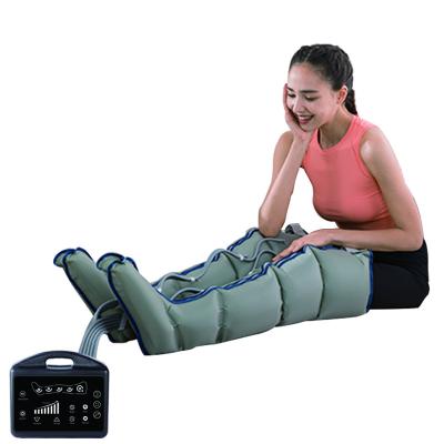 China OEM Portable Air Therapy Leg Compression Device Pressure System Muscle Recovery Boots Sport Massage Machine Massager for sale