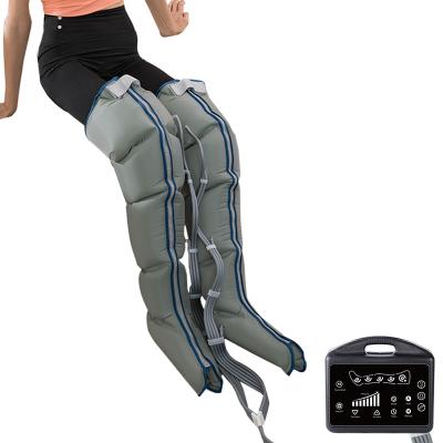 China Portable Customize Air Compression Massager With 5 Airbags Leg Massager Massager Machine Air Pressure Recovery Therapy Compression Boots for sale