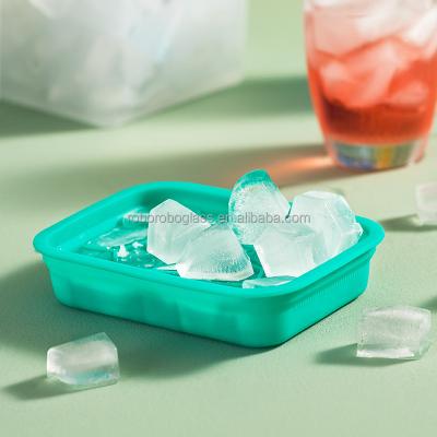 China Sustainable Silicone Ice Cube Trays Mold for sale