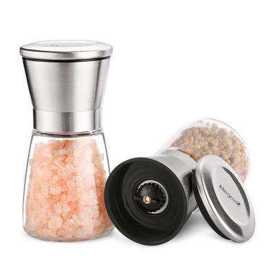 China Wholesale viable lead free glass salt and pepper grinder for sale