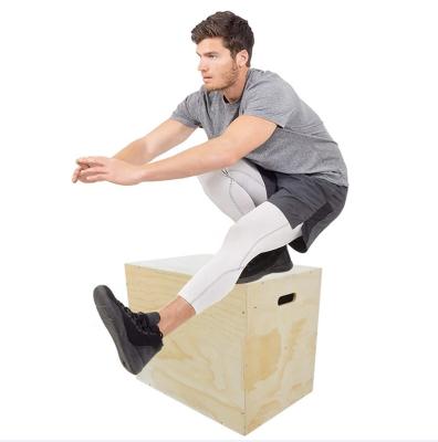 China Hot Selling Wooden Factory Exercise Training With 4 Different Size Wooden Jump Box for sale