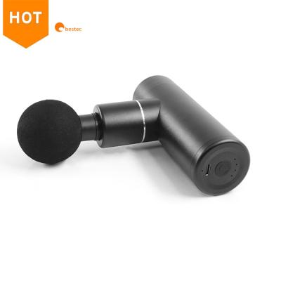 China 2020 Custom Dropshipping Logo Handheld Mini Electric Deep Body Muscle Fascial Body Massager Gun for sale