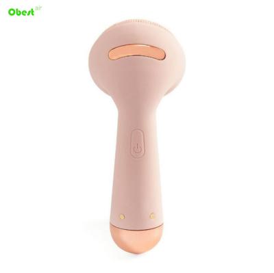 China New Design Skin Revitalizer Magnetic Acoustic Wave Massage Silicone Sonic Facial Cleansing Brush for sale