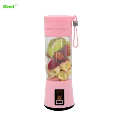 China Protable Fruit Juicer 380ML Amazone Hot Selling Usb Portable Juicer Cup / Mini Electric Blender Hand Shaker for sale