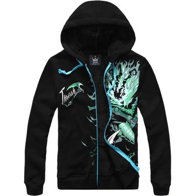 China Wholesale custom made high quality oversized plus size zipper Hoodie fashion men wears jacket huddies men for sale