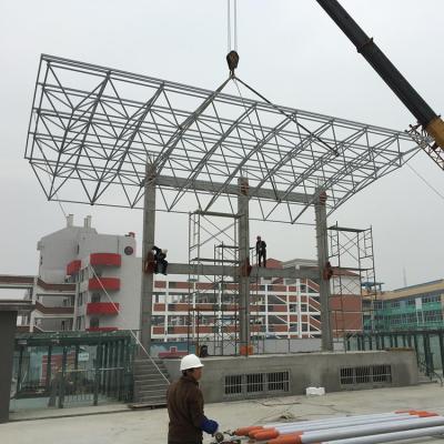 China High Quality Steel Fabricated House Steel Structure Shed Grid Steel Structure Roof With Grid Steel Structure for sale