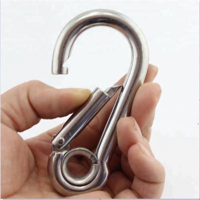 China Lifting Fittings Factory Supply Stainless Steel Snap Hook With Eyelet for sale