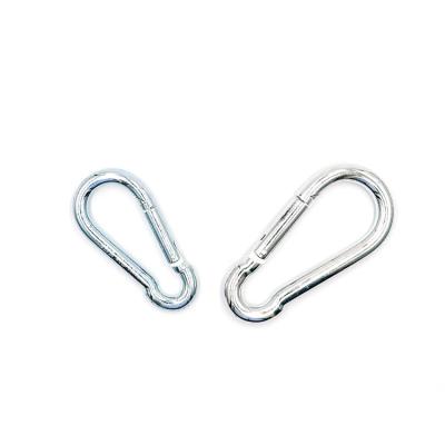 China Lifting Fittings Galvanized Carabiner For Lifting Galvanized Iron DIN5299C Carabiner Spring Safety Snap Hooks for sale