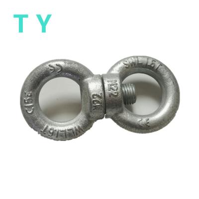 China Wide Carbon Steel Galvanized Electro Galvanized Eye Bolt DIN580 for sale