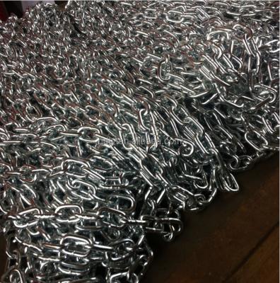 China Load Manufacturer High Strength Lifting Lifting Chain , Standard DIN5685 Long Short Link Chain for sale