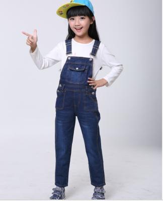 China Handsome Color Fade Proof Fashionable Color Jumpsuits Children's Fast Selling Trend Cowboy Wear for sale