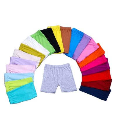 China Anti-wrinkle girl safety shorts kids candy color kids shorts girl safety pants baby boxer shorts for sale