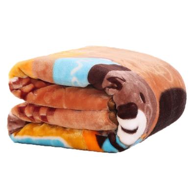 China Folded 2020 Hot Sale Double Thick Baby Kids Blanket For Winter for sale