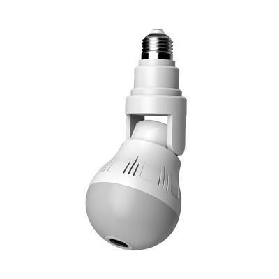 China 360 NIGHT VISION Home Security Video Surveillance Fisheye Lamp Wifi Two Way Audio Camera 2MP Panoramic Night Vision Bulb Wifi Camera for sale