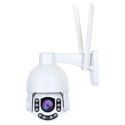 China NIGHT VISION 8MP 5X IP Wireless Security Camera Outdoor Optical Zoom WiFi HD Dome PTZ Dome 128G IP66 Waterproof for sale