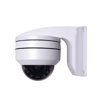 China Human Motion Tracking Mini H.265 IP67 P2P Zoom Wall Bracket POE 4X Video IP Camera 5MP PTZ Dome Camera CCTV Compatible Outdoor Security for sale