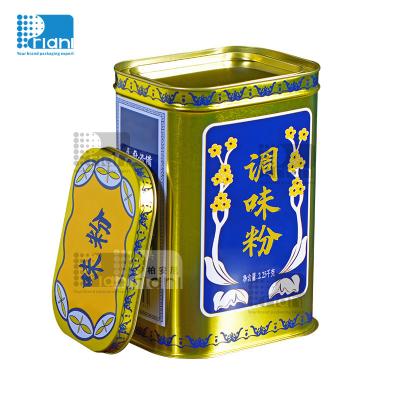 China 2L-3L Square Food Tin Cans Recycled Food Storage Tins With Easy Open Lids for sale
