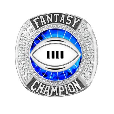 China Hiphop 2021 Personalized Cheap Custom Fantasy Football Championship Rings For Men for sale