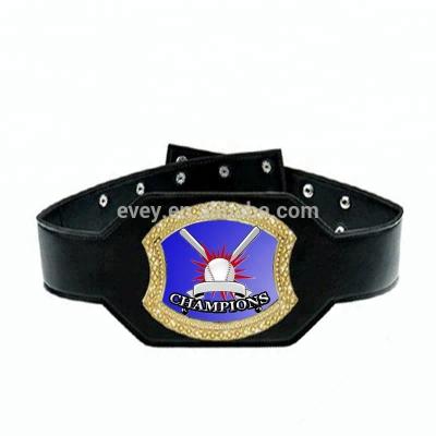 China Custom Baseball Championship Belt Custom Youth Baseball Champions Belt for sale